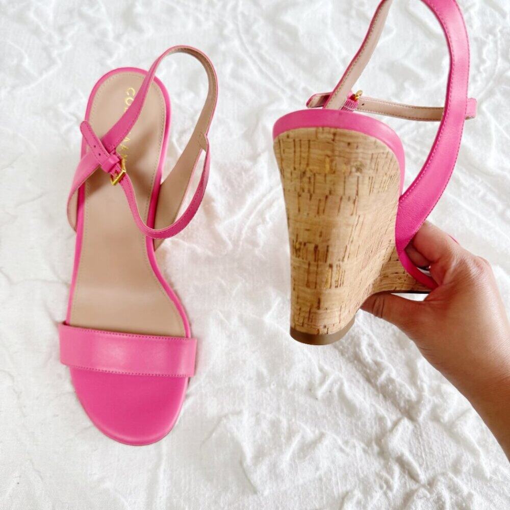 Cole Haan Josie Wedge Sandal womens Pump Siize 10 - Picture 7 of 8